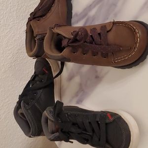 Boys hightop boots size 11 2 pair